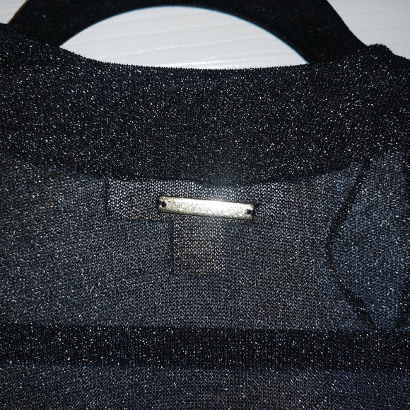 Michael Kors Metallic Shimmer Cardigan - Picture 3 of 4